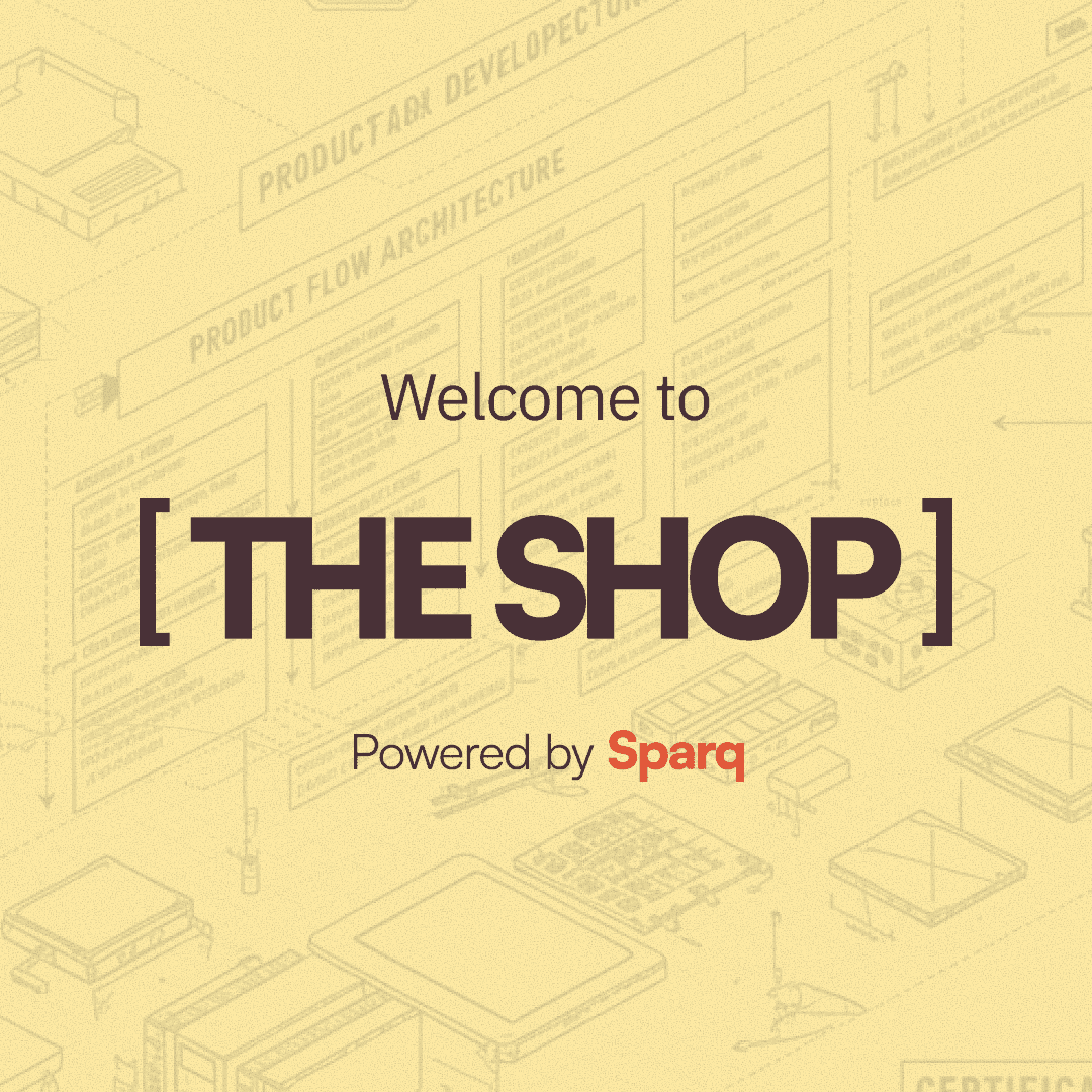 Welcome to THE SHOP powered by Sparq, an online platform.